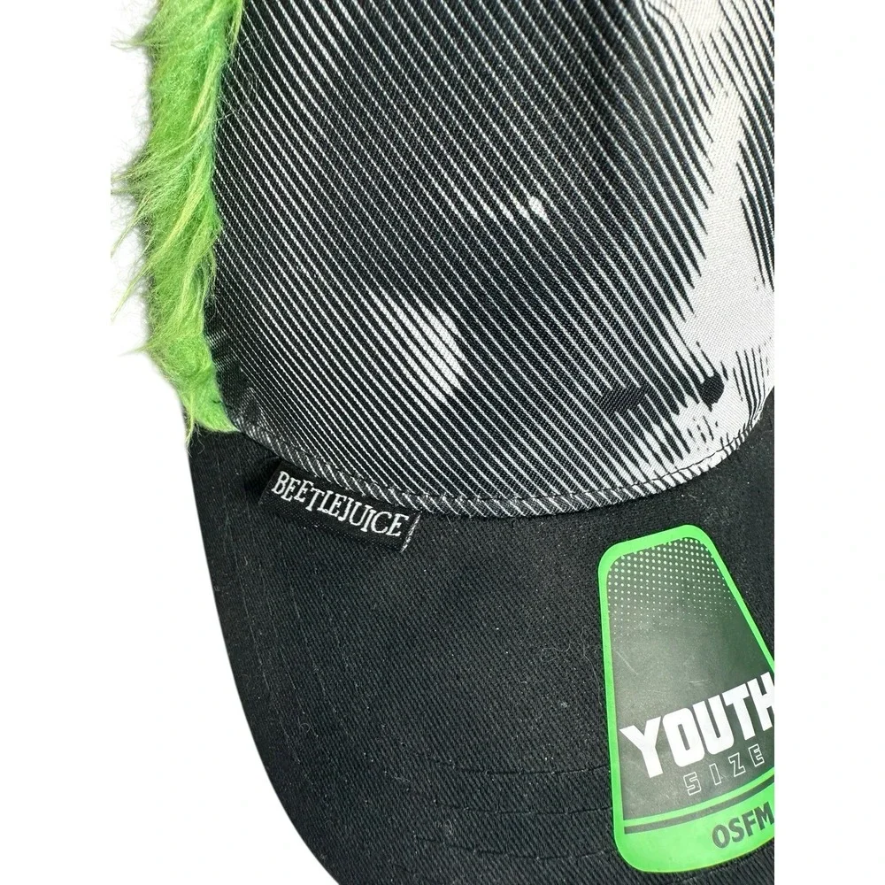 beetlejuice‎ boys snapback adjustable ONE SIZE baseball cap hat YOUTH